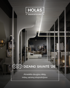 HOLAS. Namai interjerui Kaune